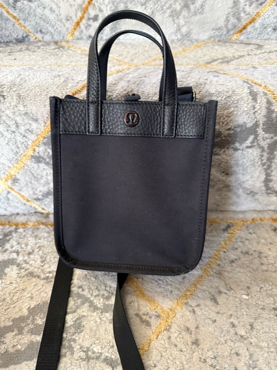 lululemon athletica Handbags - lululemon athletica Black Mini Tote Crossbody